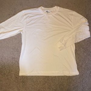 All-Gender Divide White Long Sleeve T. XL